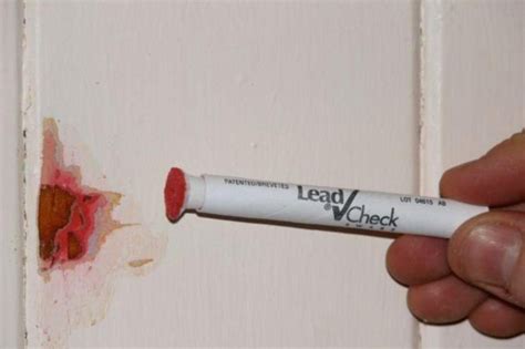 home depot lead paint test|homemade test for lead paint.